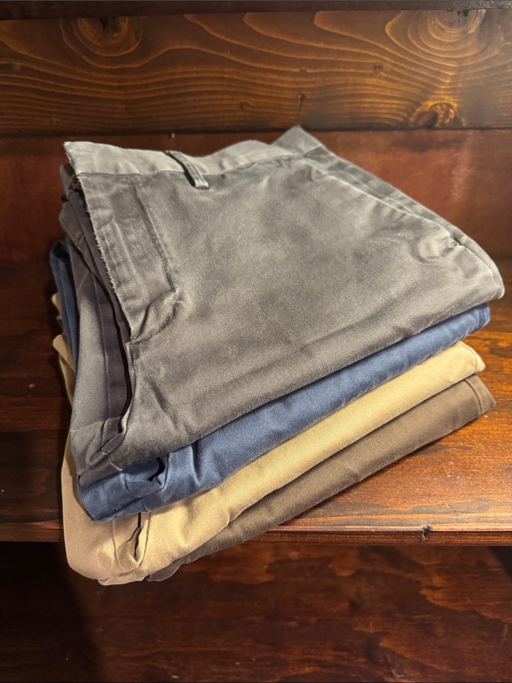 BUNDLE Banana Republic Men's Chinos in Gray, Navy, Tan, Brown